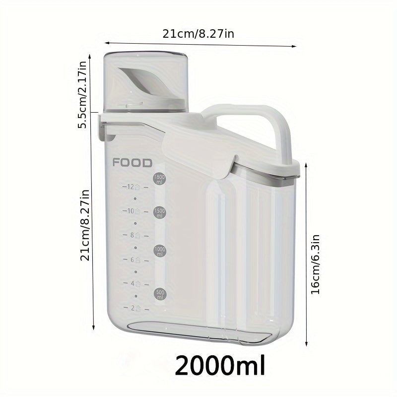 Pet Sealed Food Storage Bucket With Scale