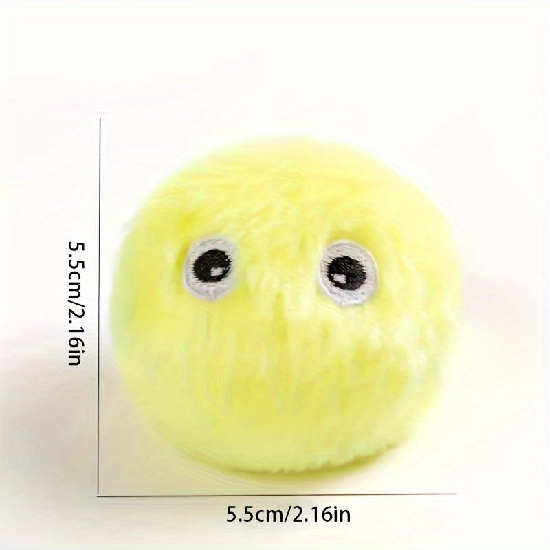 Interactive Cat Plush Toy Ball