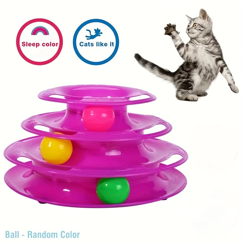 Cat Three Layer Turntable Toy