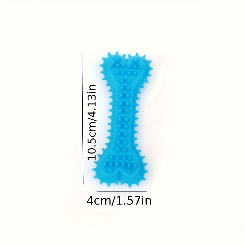 Polka Dot Bone-Shaped Dog Chew Toy