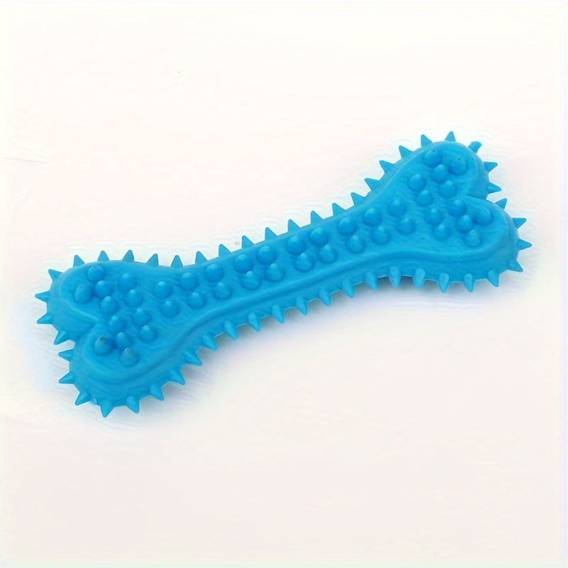 Polka Dot Bone-Shaped Dog Chew Toy