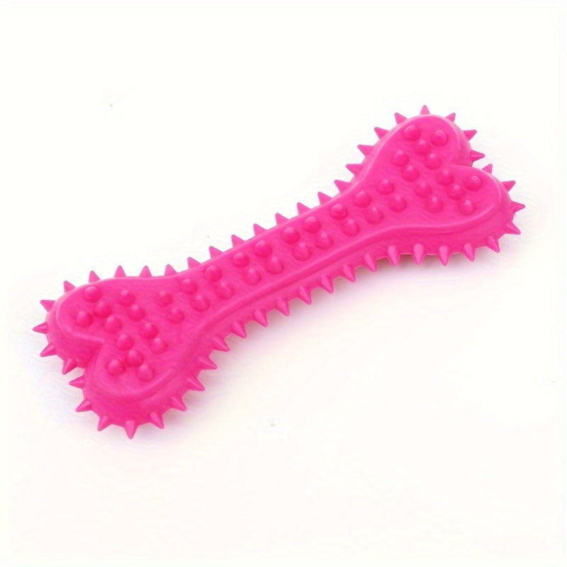 Polka Dot Bone-Shaped Dog Chew Toy