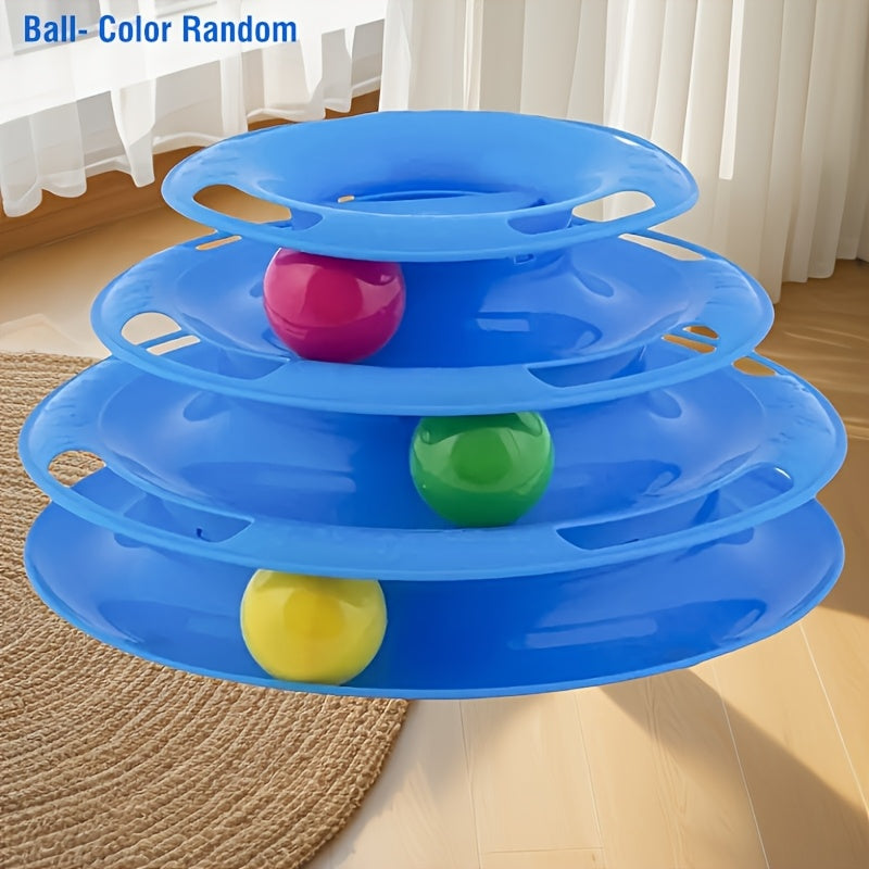 Cat Three Layer Turntable Toy