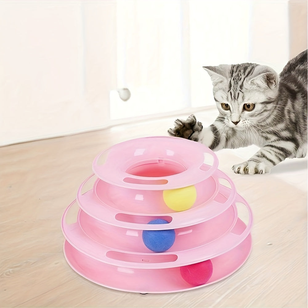 Cat Three Layer Turntable Toy