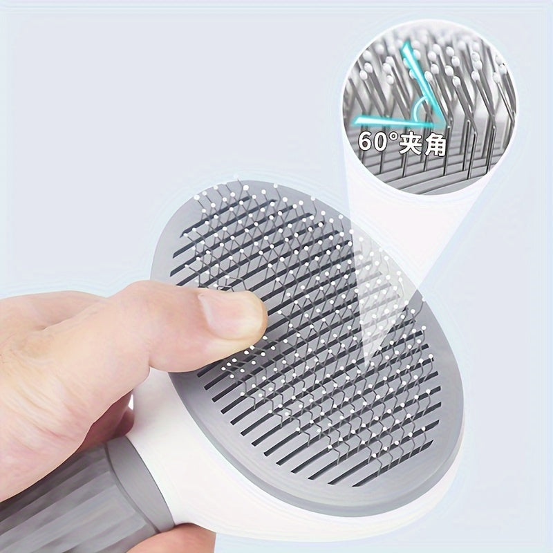 Cleaning Face Comb, One-Button Hair Removal
