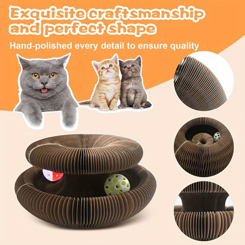 Accordion Cat Scratcher