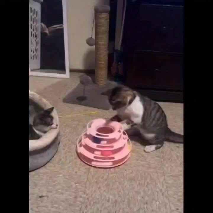 Cat Three Layer Turntable Toy