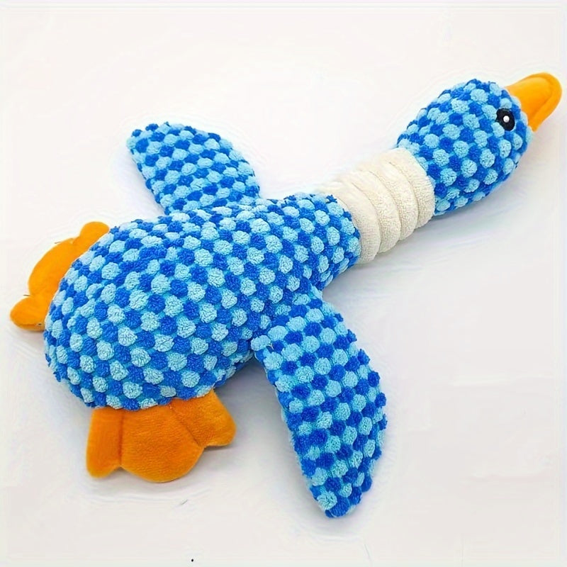 Durable Plush Duck Dog Toy for Medium Breeds