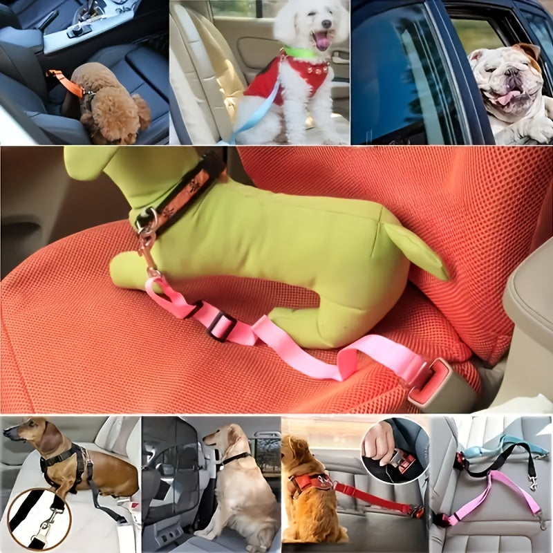 Adjustable Pet Safety Seat Belt