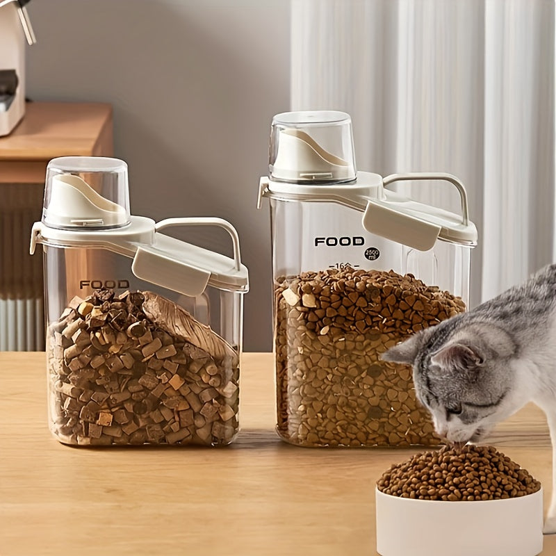 Pet Sealed Food Storage Bucket With Scale