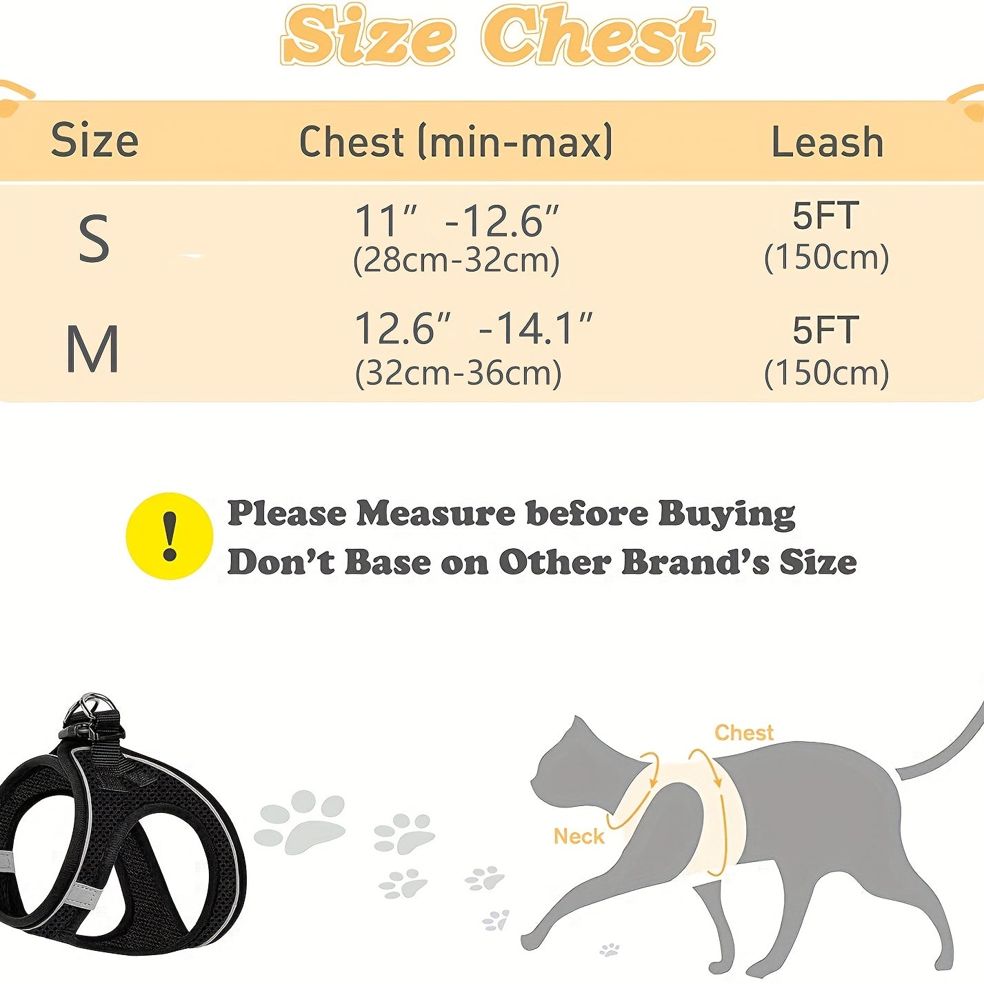 Cat Harness & Leash Set
