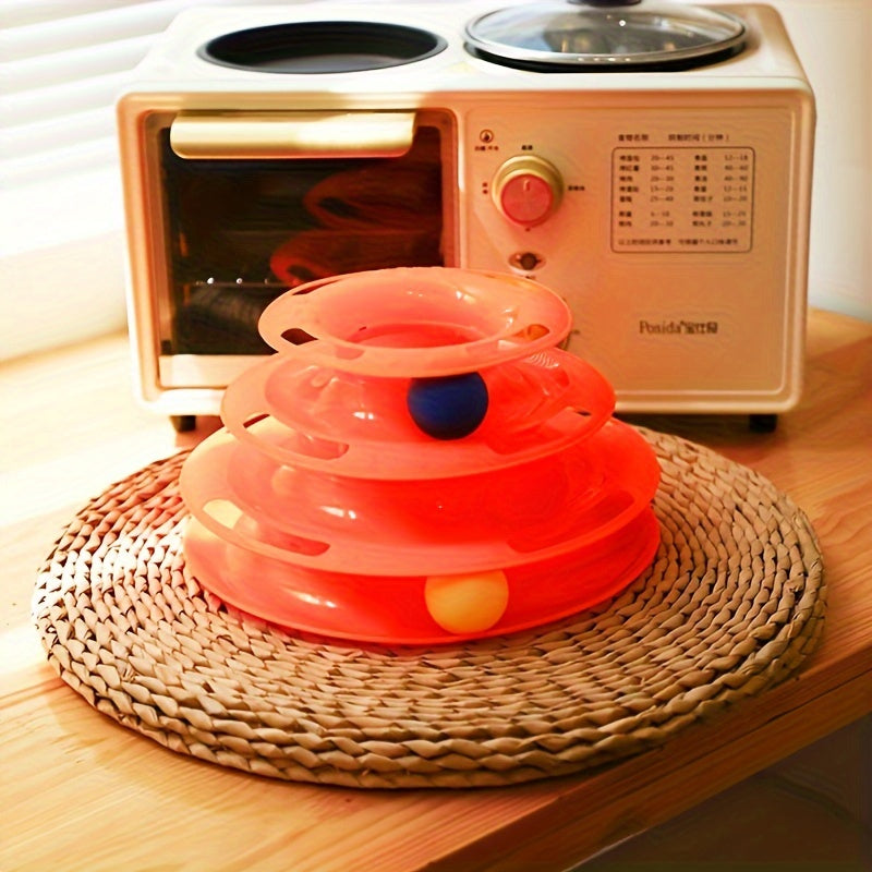 Cat Three Layer Turntable Toy