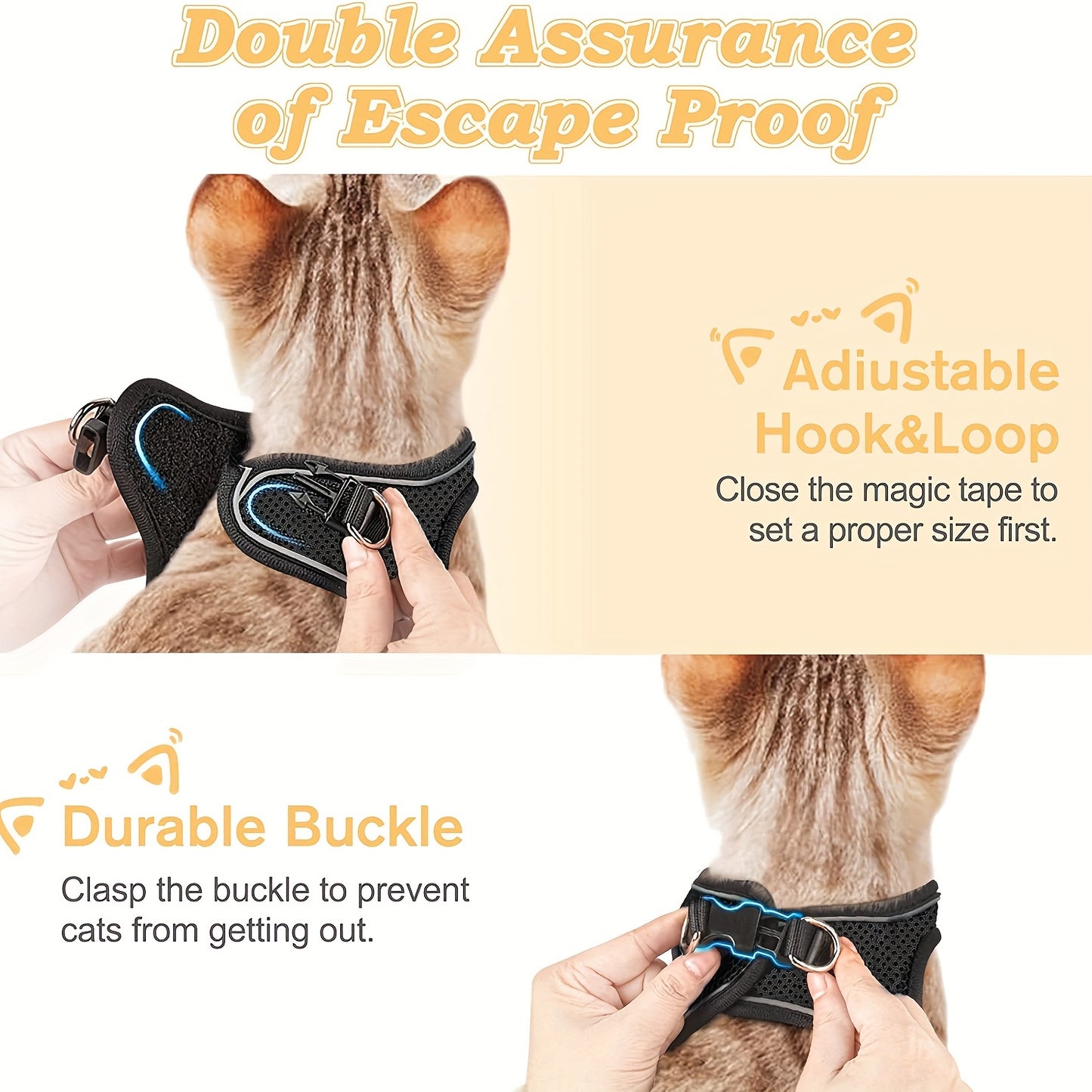 Cat Harness & Leash Set