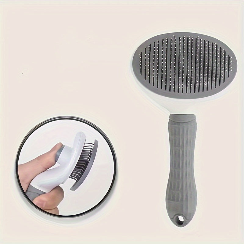 Cleaning Face Comb, One-Button Hair Removal