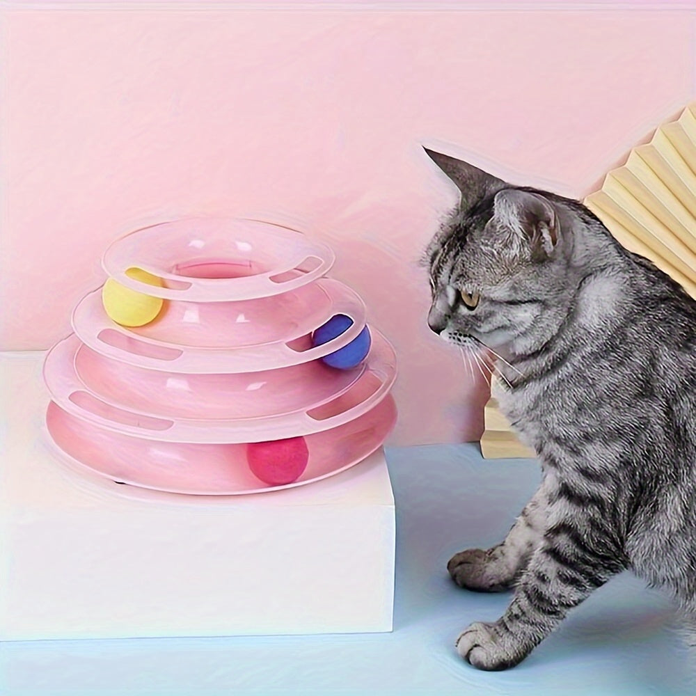 Cat Three Layer Turntable Toy