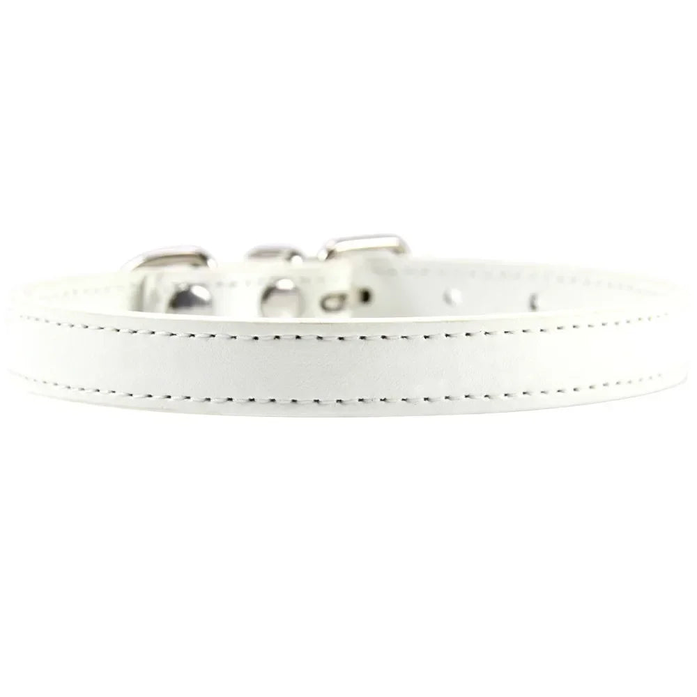 Cat Colorful Leather Collar