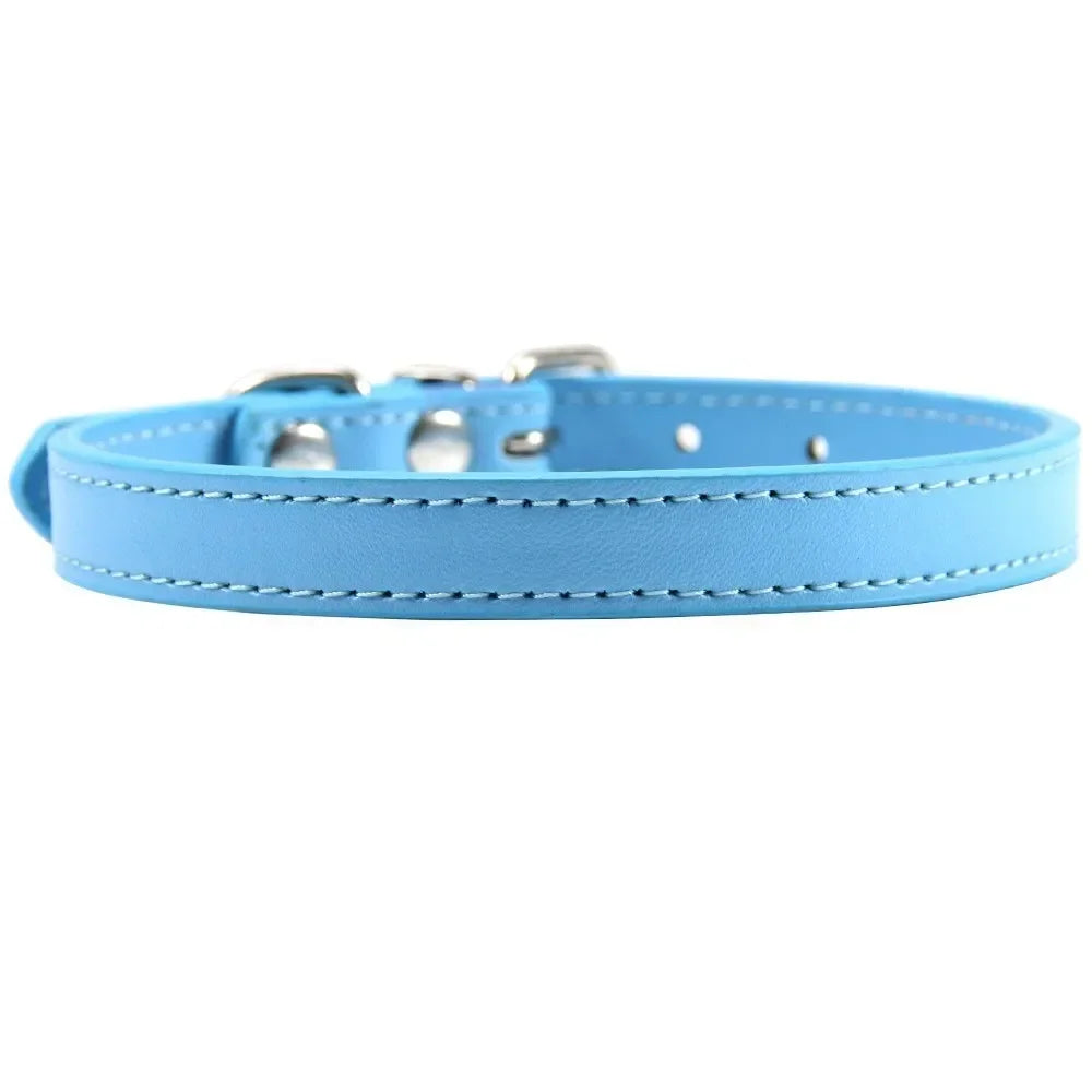 Cat Colorful Leather Collar