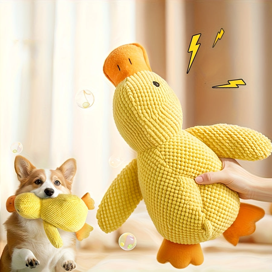 Plush Squeaky Duck Dog Toy