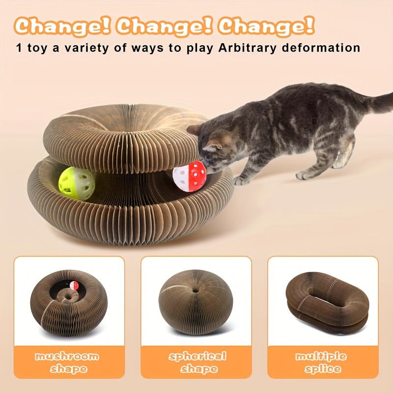 Accordion Cat Scratcher