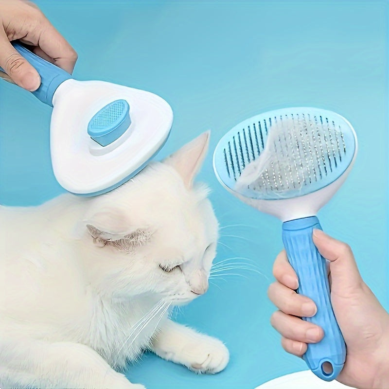 Cleaning Face Comb, One-Button Hair Removal