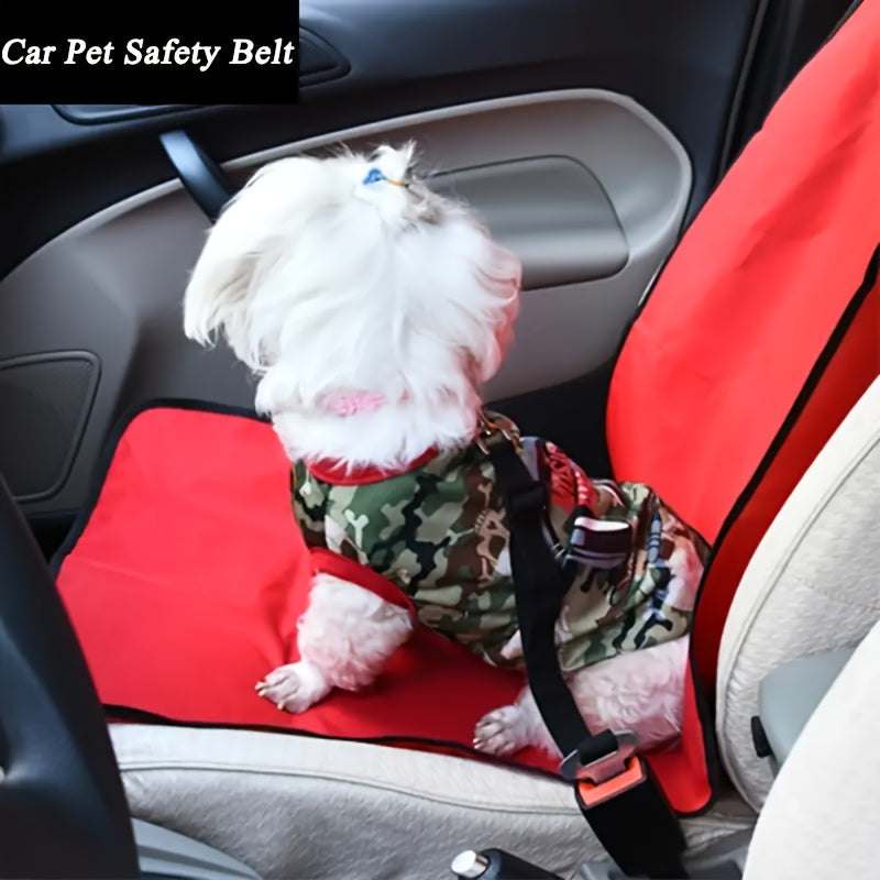 Adjustable Pet Safety Seat Belt
