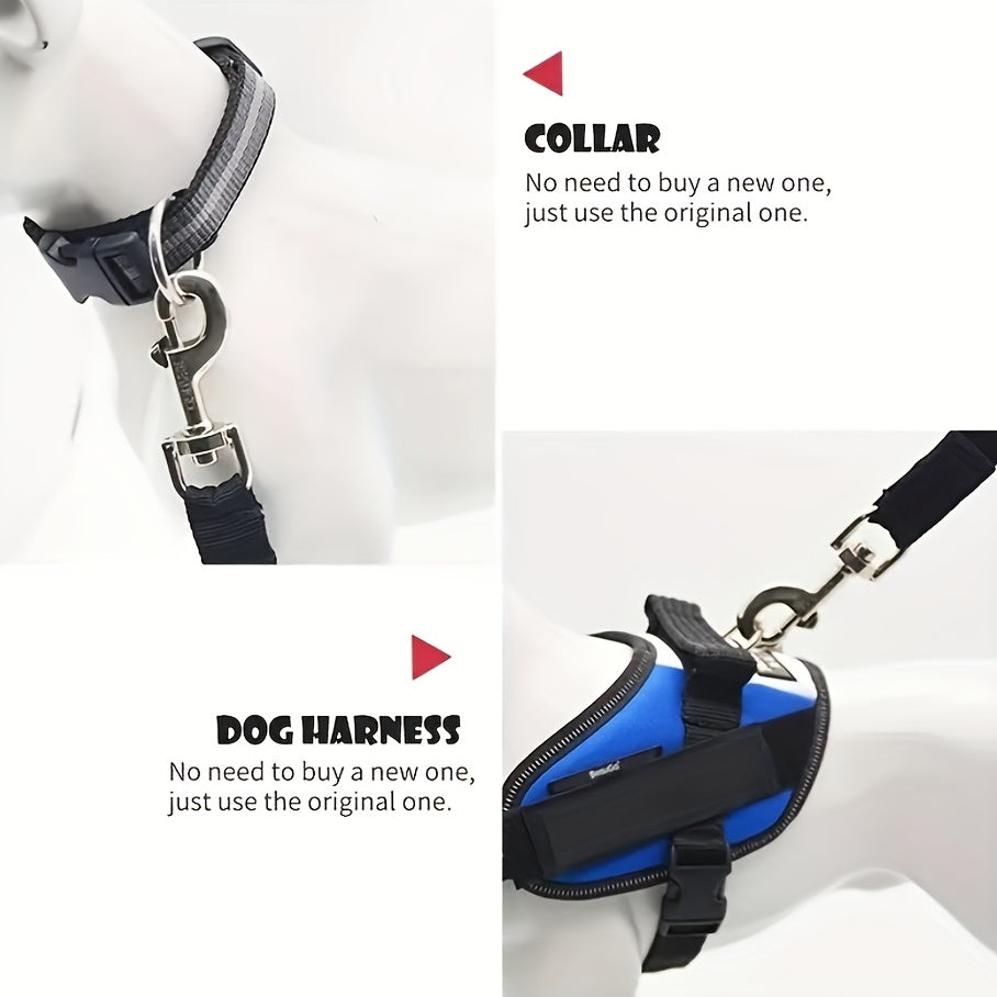 Adjustable Pet Safety Seat Belt