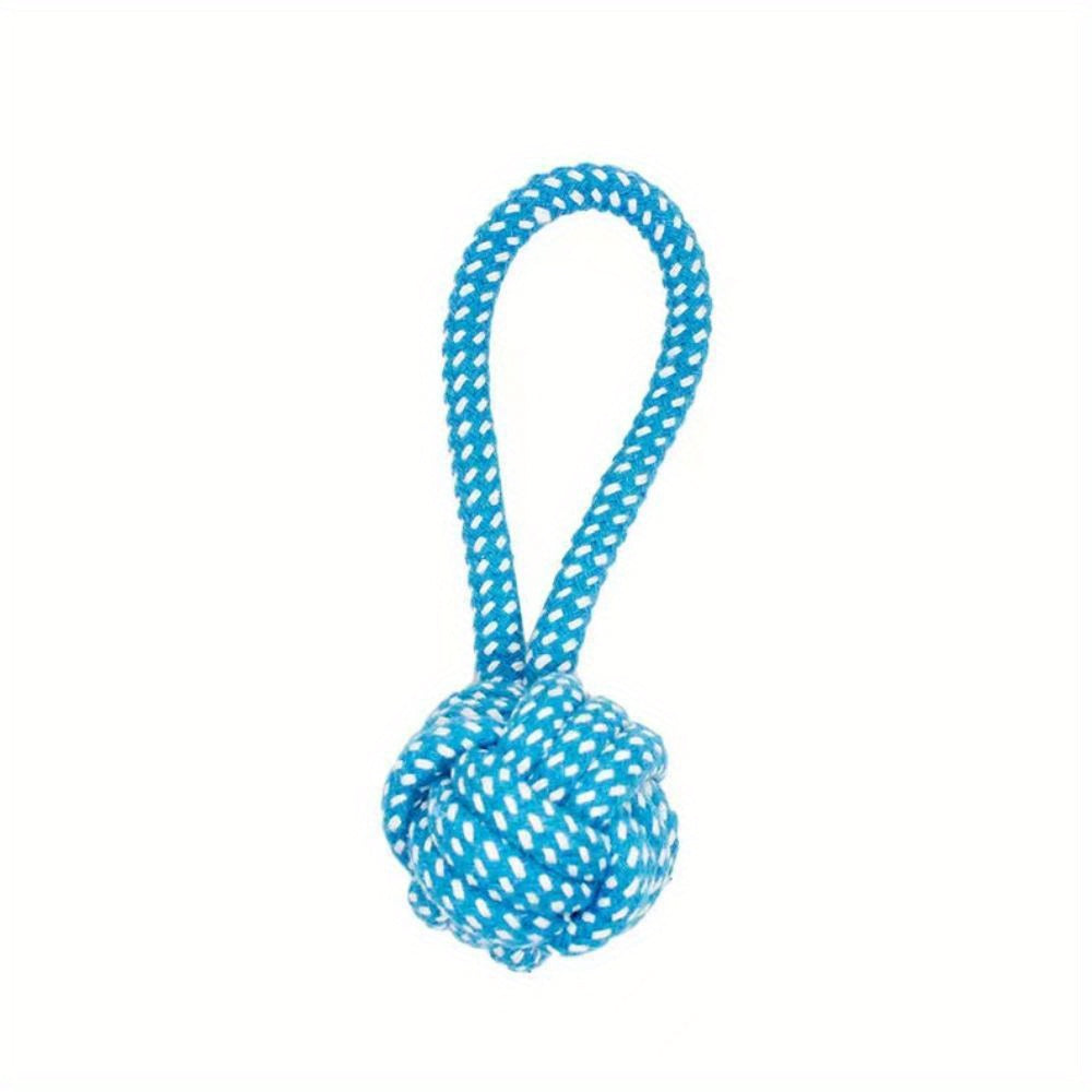 Colorful Braided Rope Ball Dog Toy