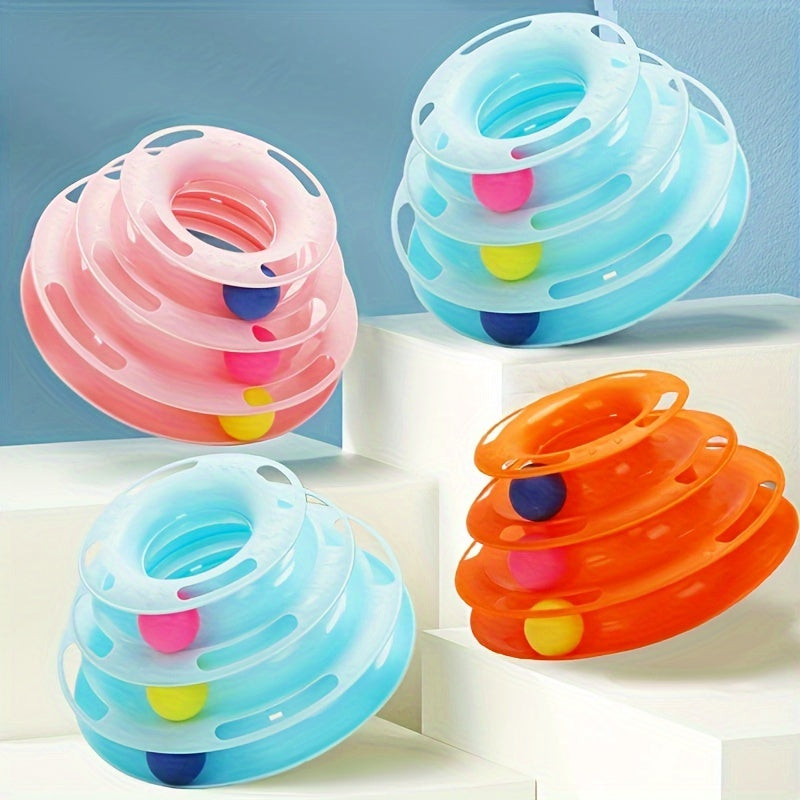 Cat Three Layer Turntable Toy