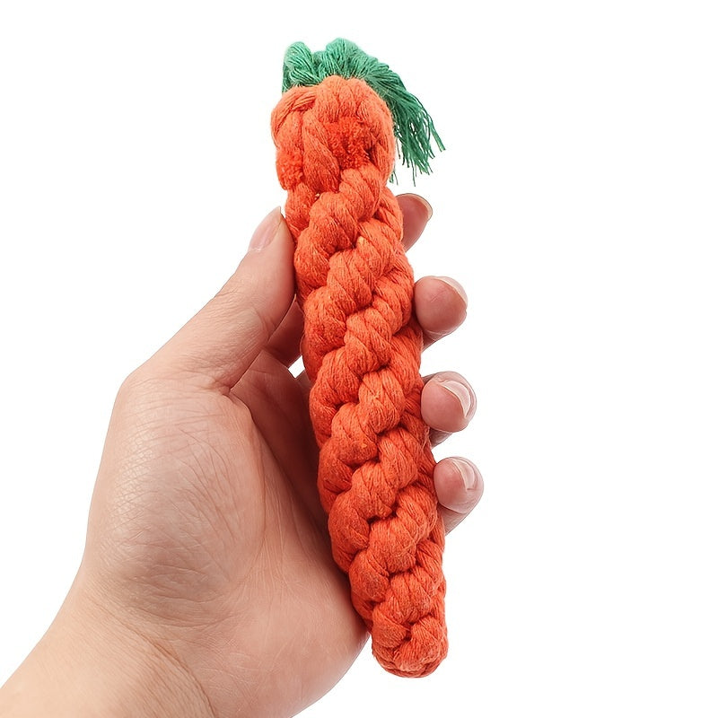 Carrot-Shaped Dog Chew Toys