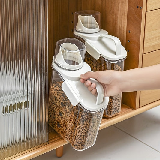 Pet Sealed Food Storage Bucket With Scale