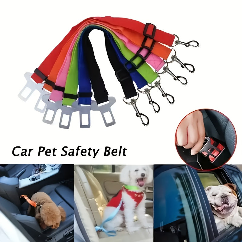 Adjustable Pet Safety Seat Belt