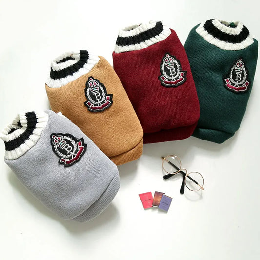 College style pet clothes