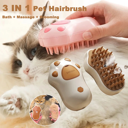 3 in 1 Pet Brush Cat Dog