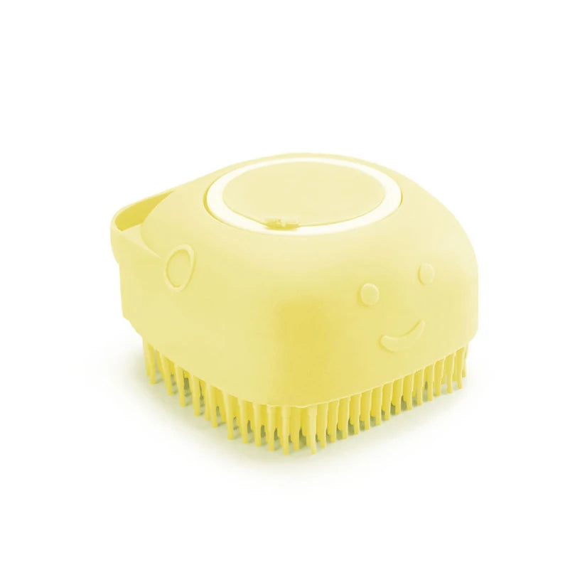 Cat and dog silicone bath brush