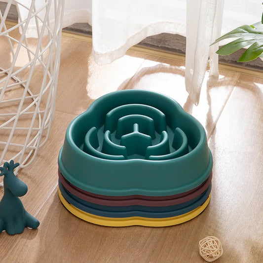 Pet Slow Food Anti Choking Dog Bowl