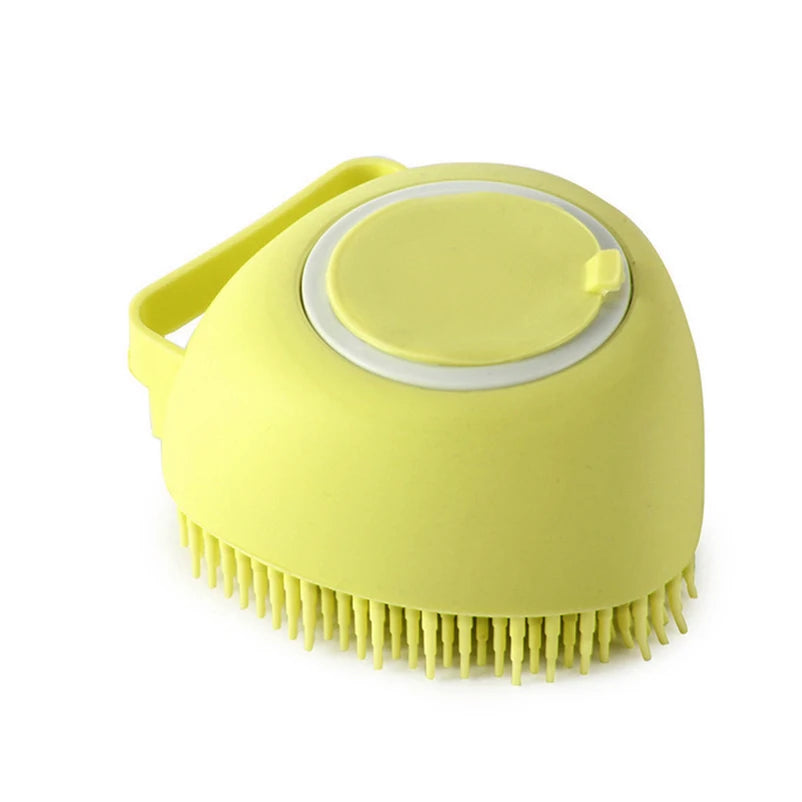 Cat and dog silicone bath brush