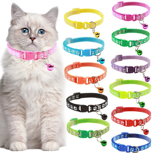 Pet cat bell collar dog